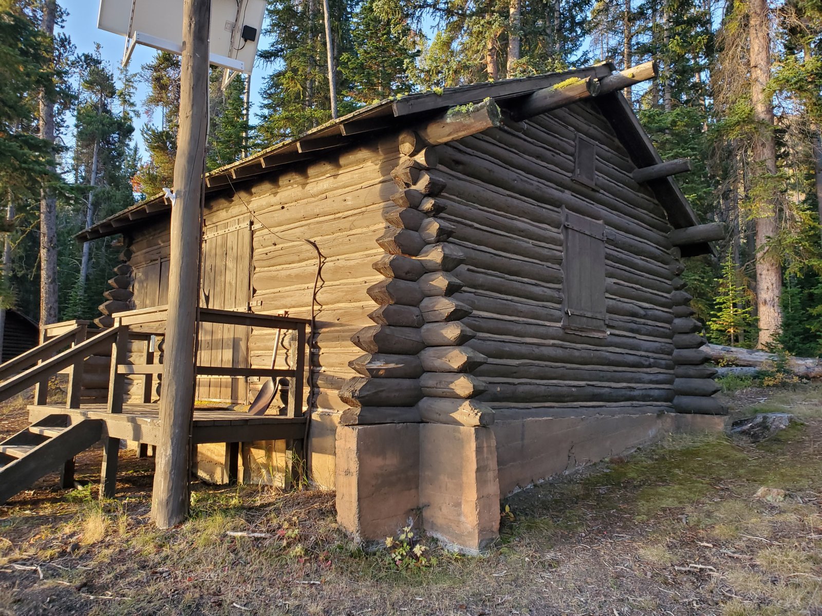 Trail Creek Patrol Cabin was a quick detour off of the trail.