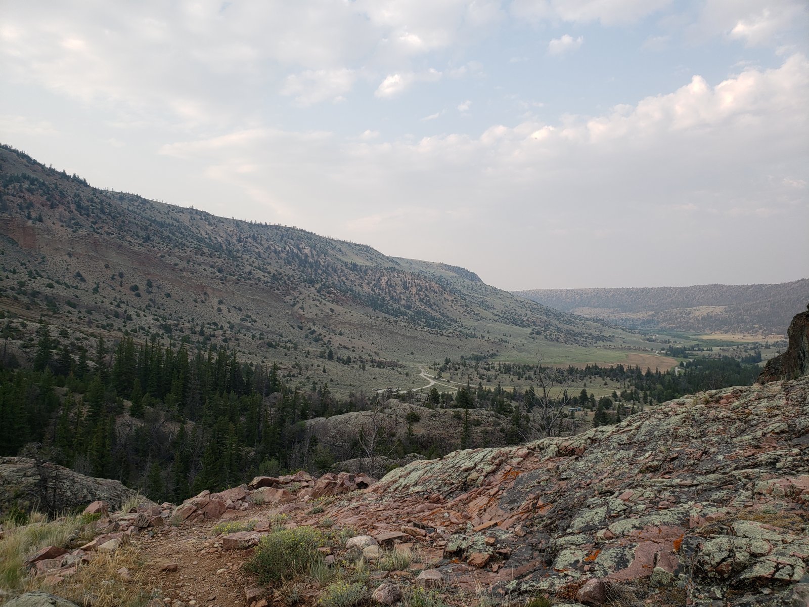 The welcome sight of my truck (still a mile away) at the end of a long day...