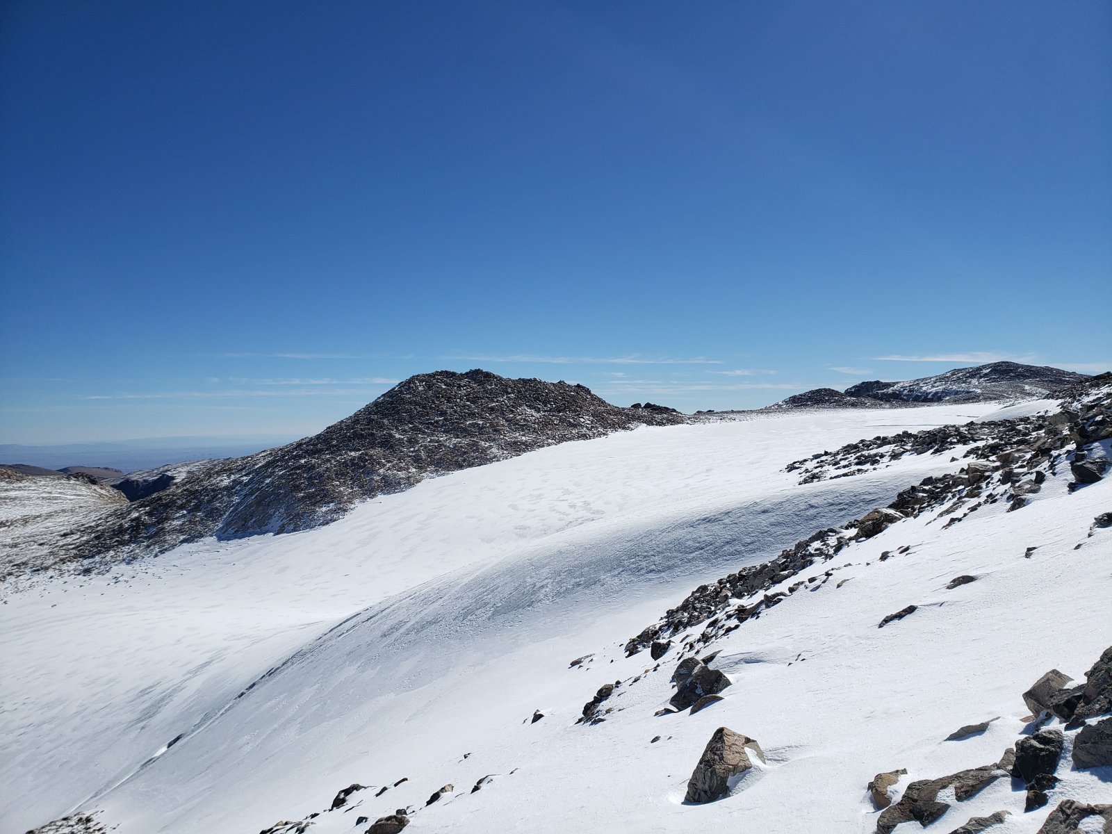 Downs Mountain USGS marker.