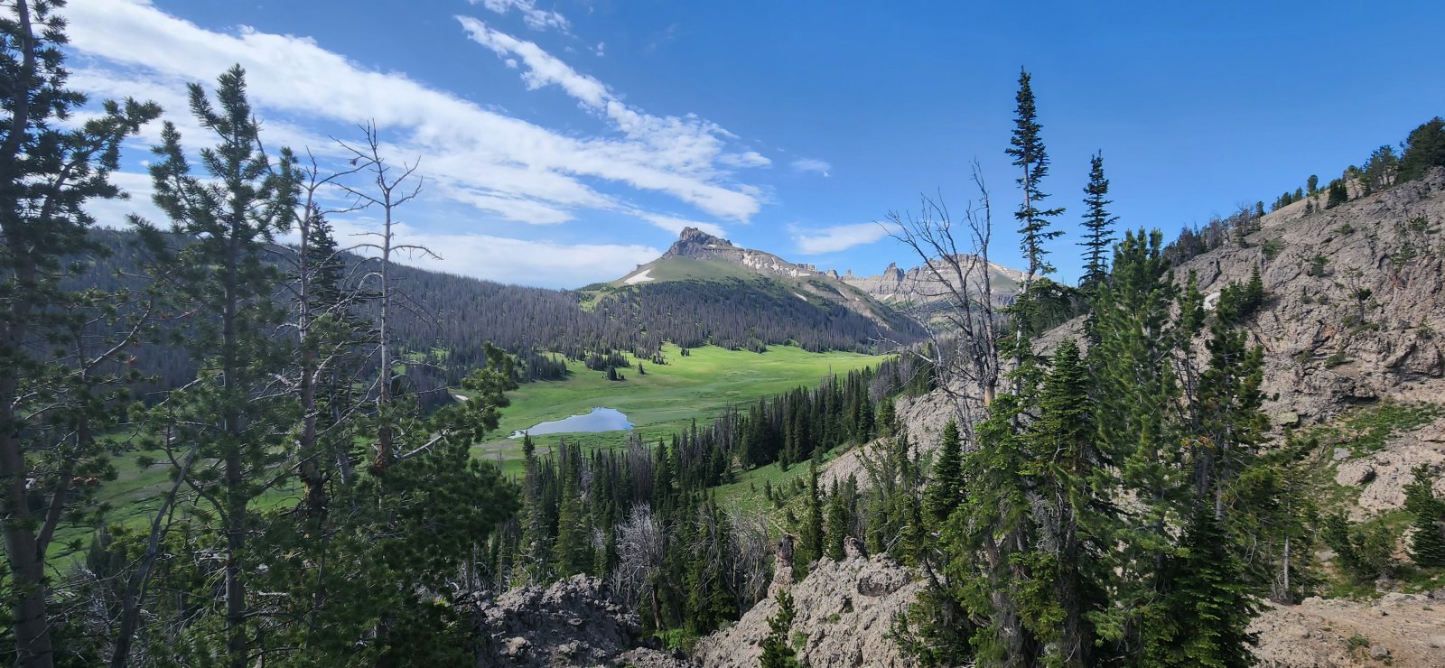 Bonneville Pass from above.