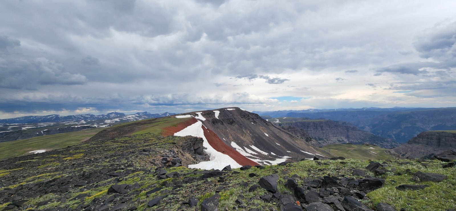 On our way up Crescent Mountain.