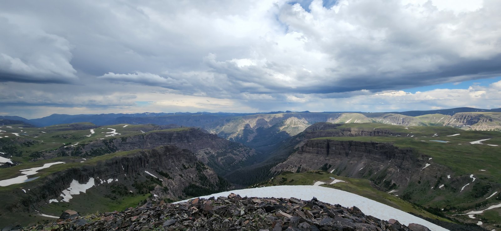 Views from the summit of Crescent Mountain.
