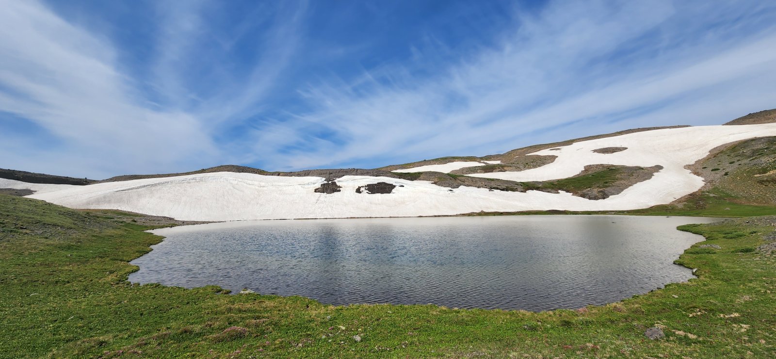 Younts Peak (left) and Thorofare Mountain (right) from Wall Mountain.