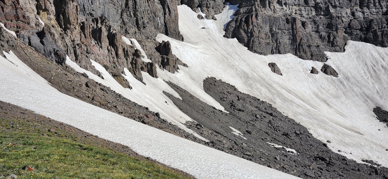 Looking down into the bowl from above.