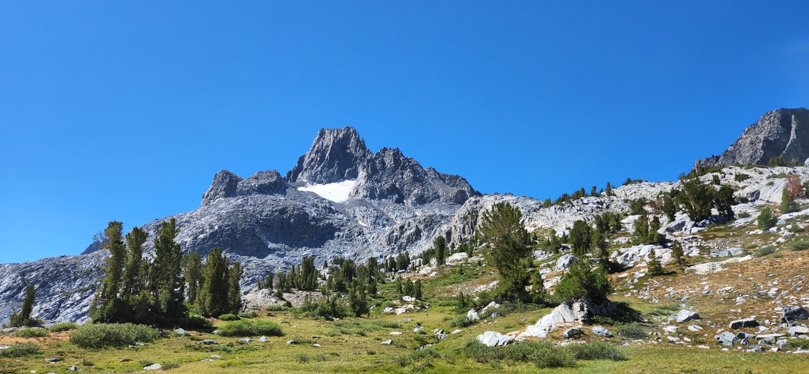 Banner Peak from Thousand Island Lake.