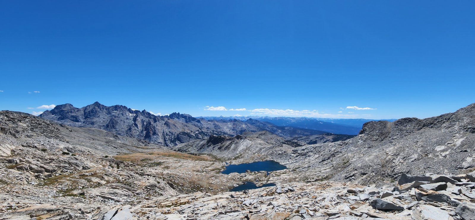 Looking east from Blue Lake Pass.
