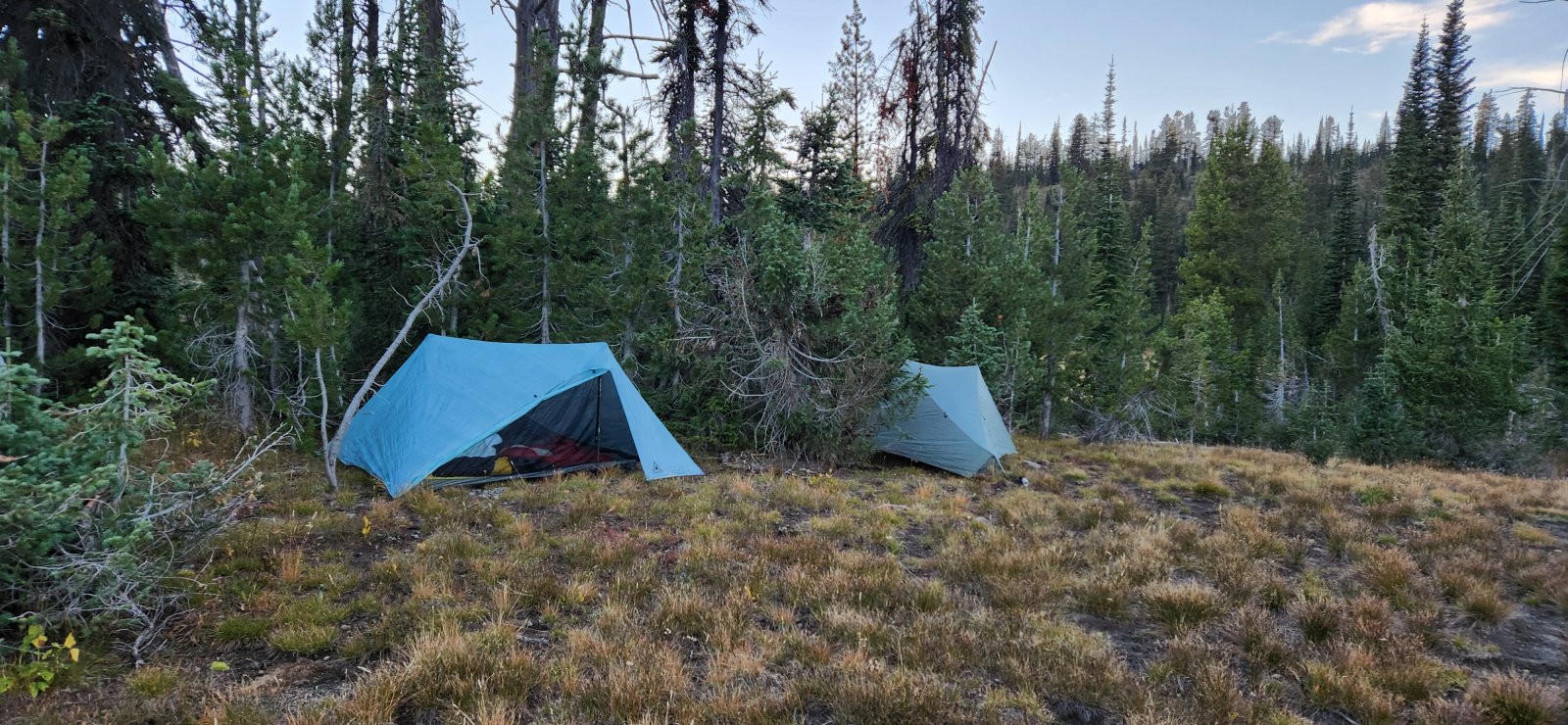 Camp for the evening was nice. The water source was only OK, but it did 
the trick. Given the lack of water on the plateau overall though, the 
two springs here are about the only game in town.