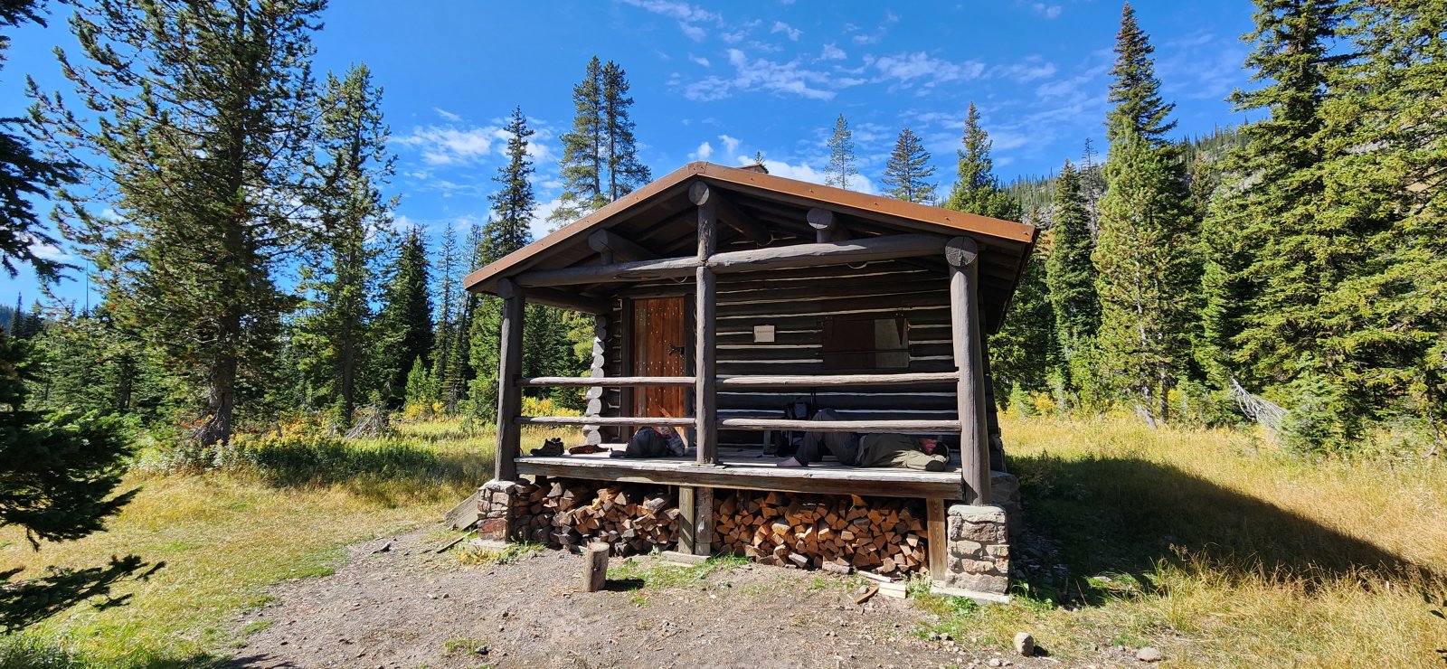 Took a little lunch break at the Three Rivers Patrol Cabin.