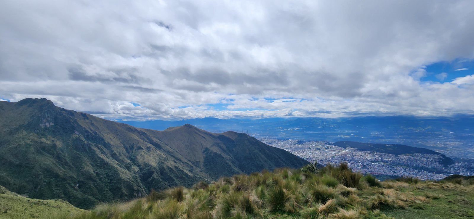 The summit didn't want to give away any secrets - didn't get a good look until we were right on top of it.