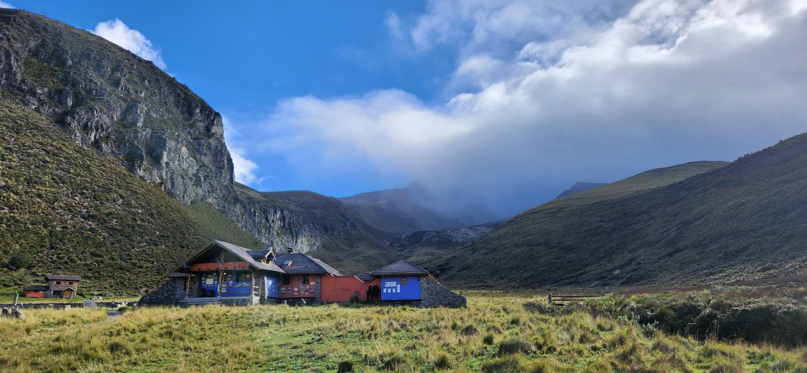 My boys showing off their respective personalities... Chimborazo trying to make an appearance.