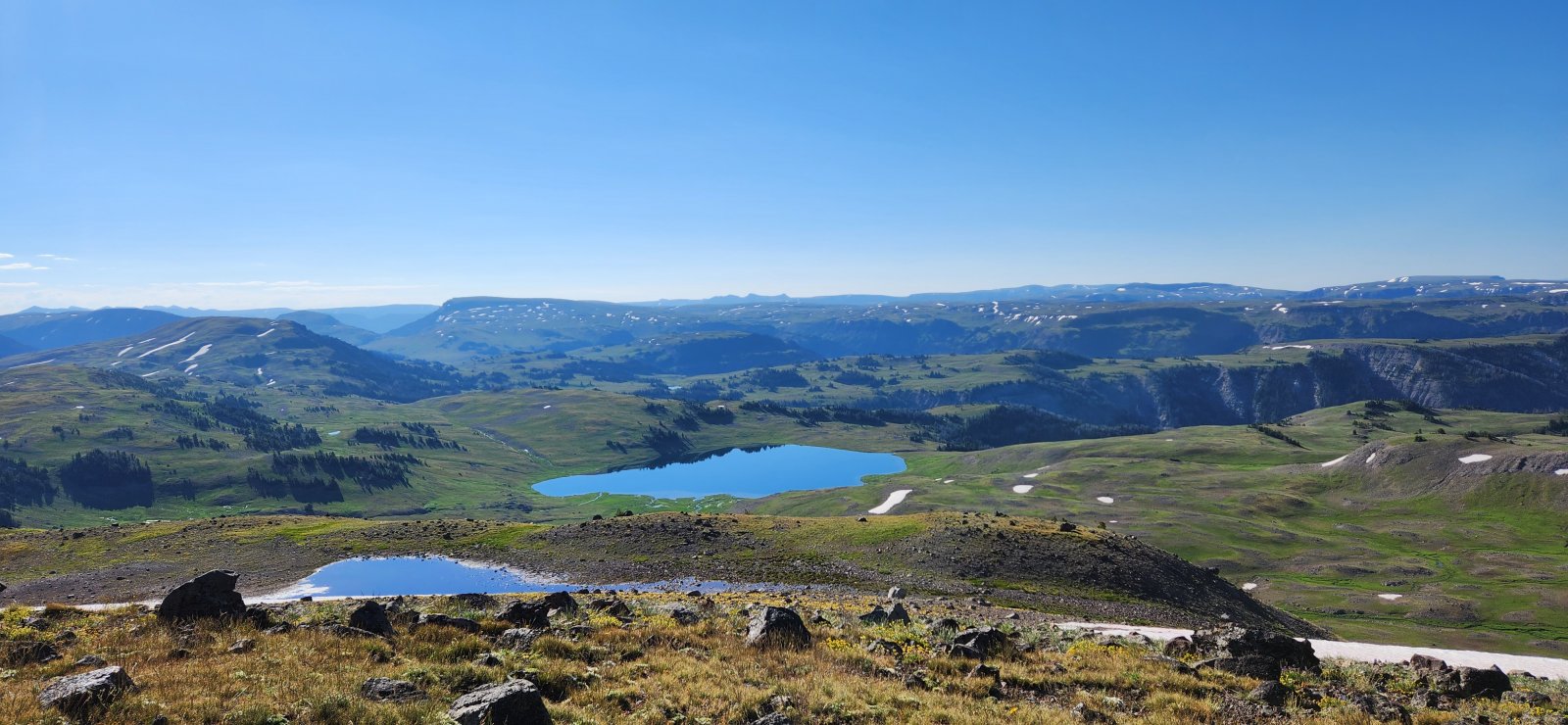 Ferry Lake from the Divide.