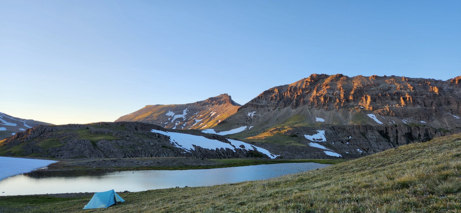 Thorofare Mountain from camp.