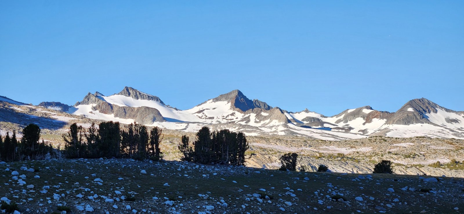 I stared at Lyell Glacier all morning.
