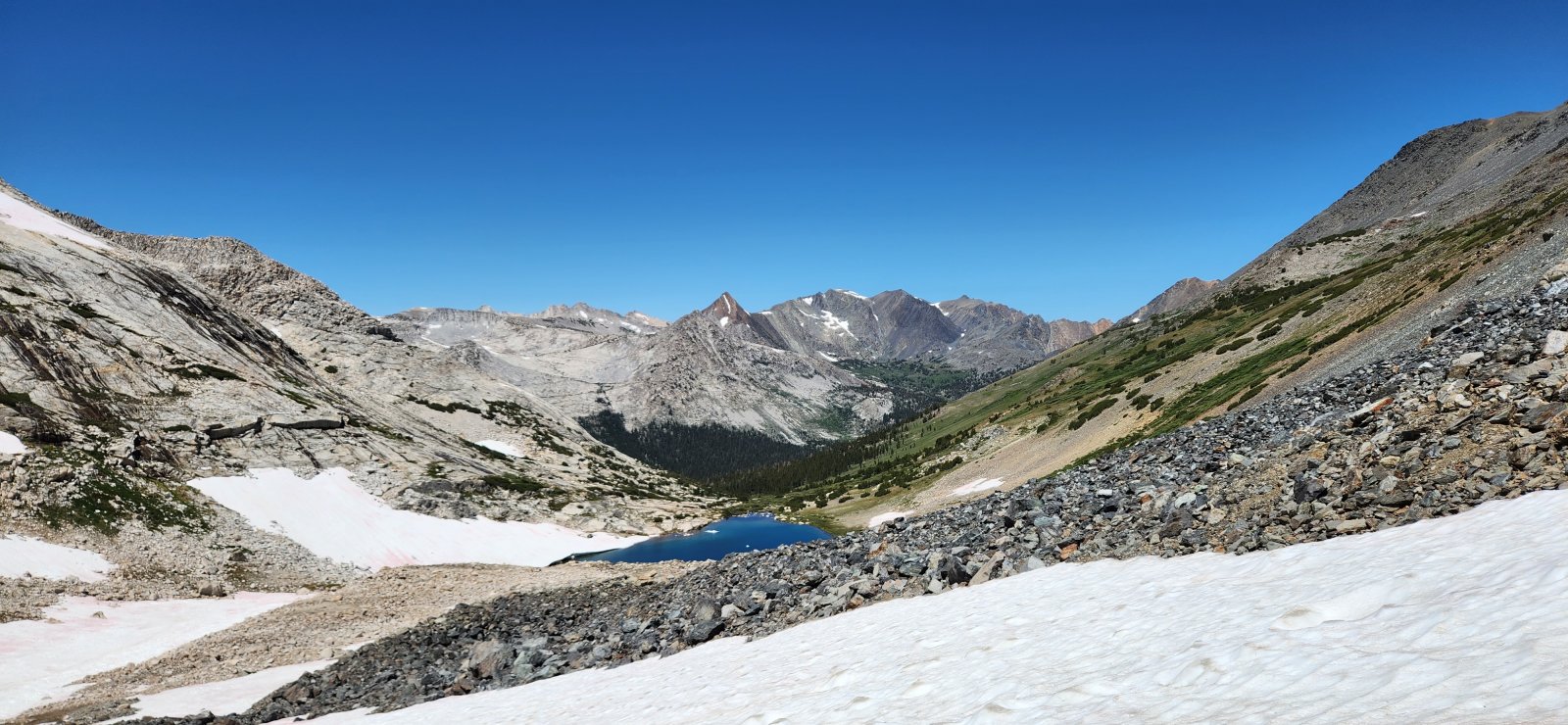 Long descent... almost down to Shepherd Lake.
