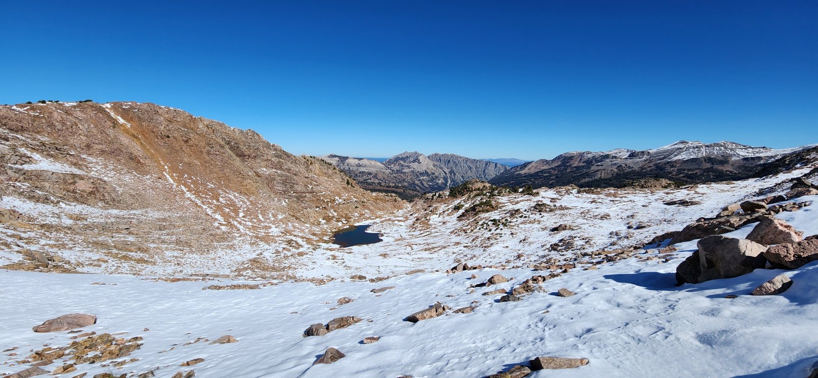 Decent amount of snow on the north side though.