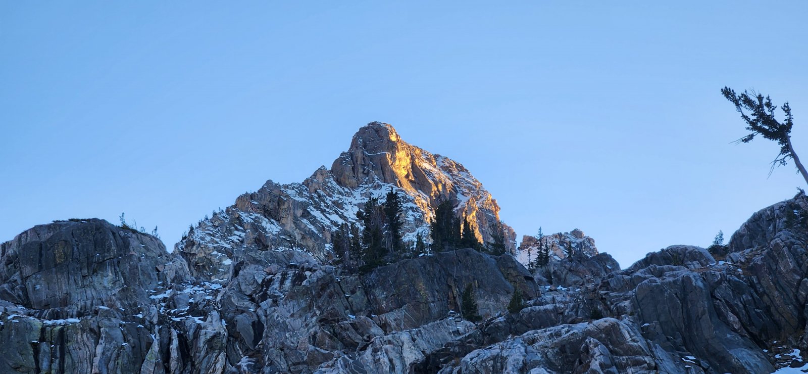 Rolling Thunder Mountain dominated our views to the south.