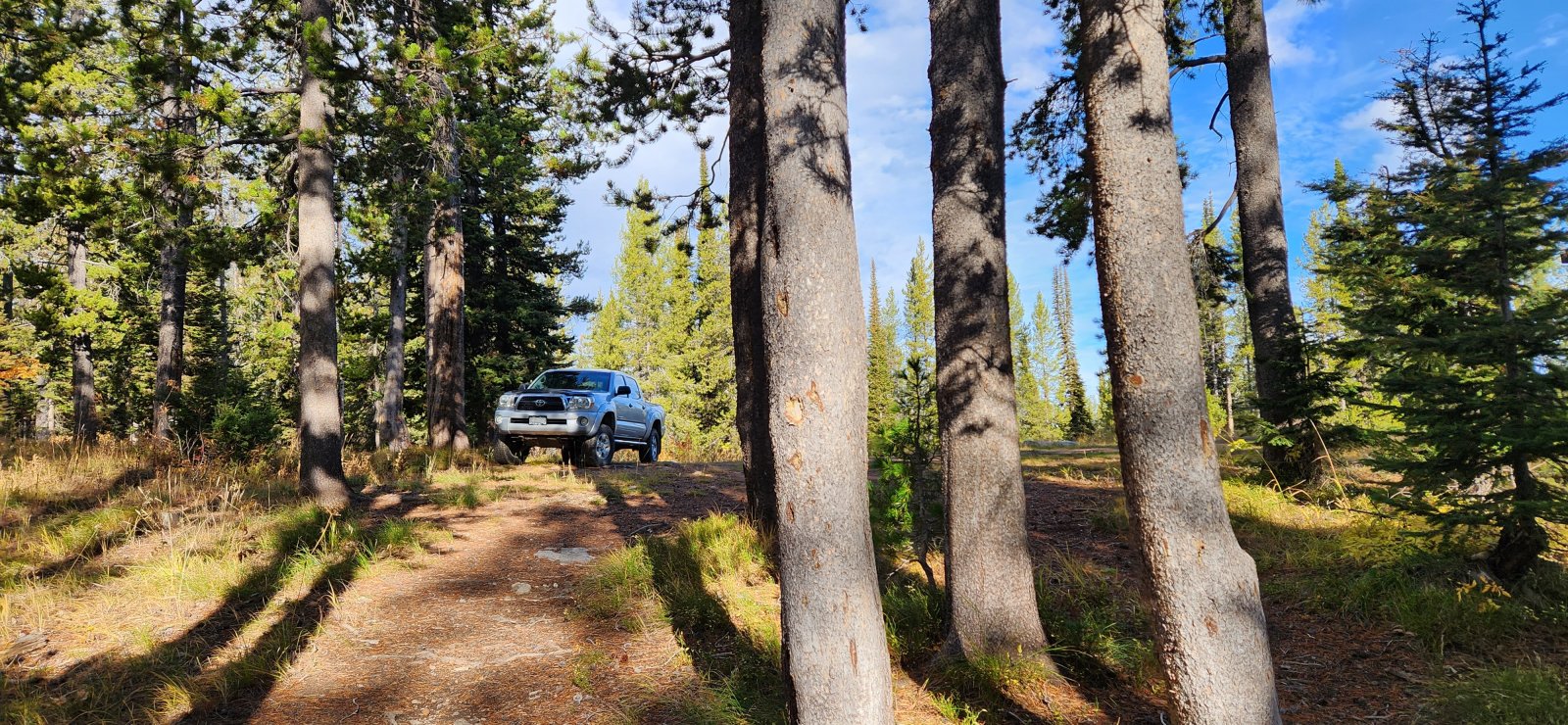 Always happy to find my truck in one piece at the trailhead. And love being the only one there even more.