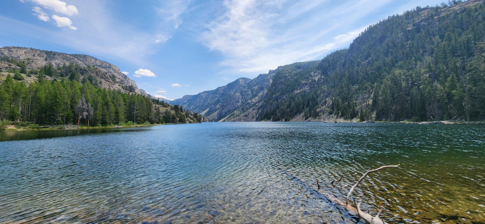 Long Lake. Just a very unfortunately placed 1,500' climb to go.