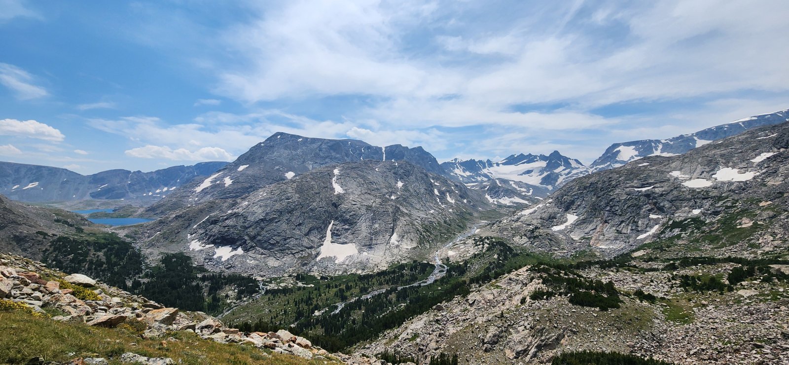 Took a little jaunt to the nearby high point and the views did not disappoint.