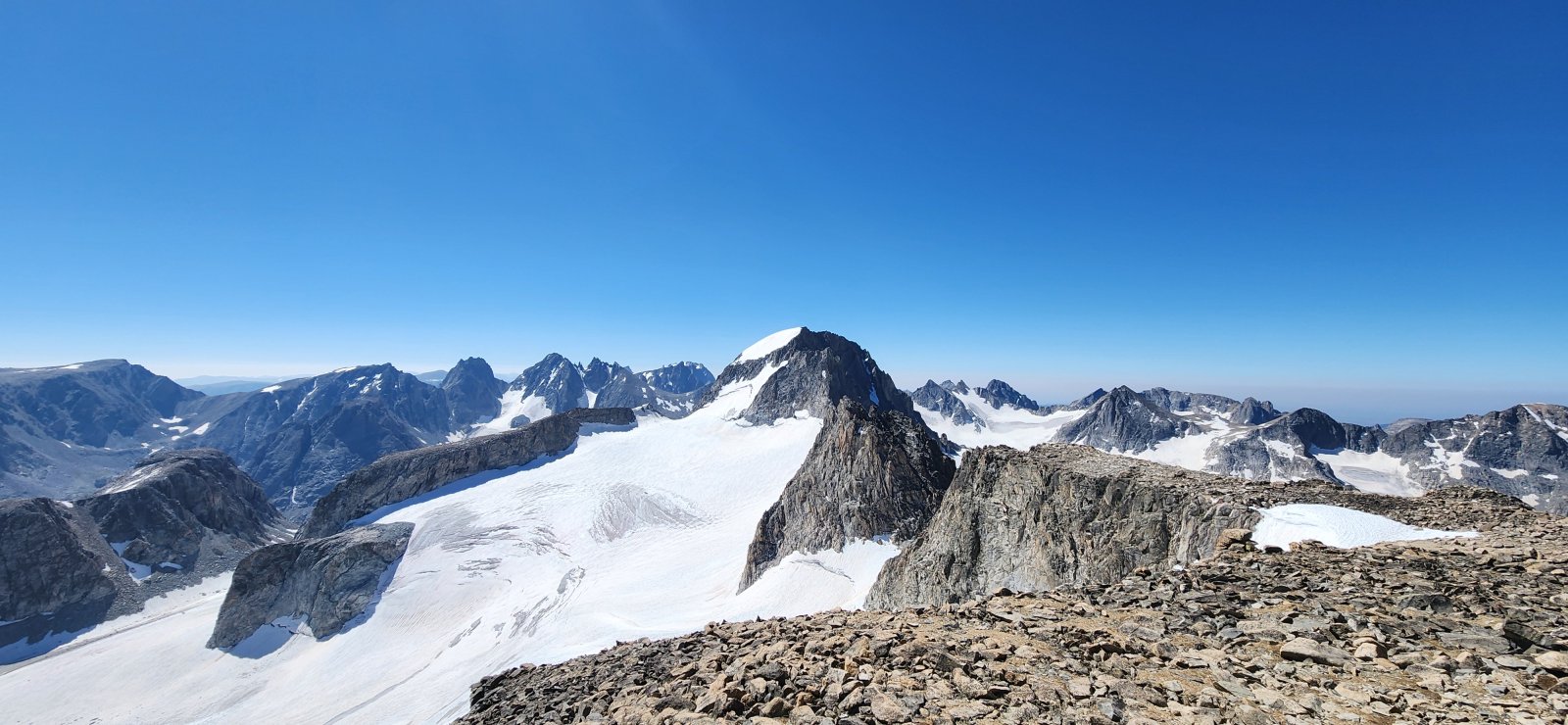 Video of Gannett Glacier from point 13370.