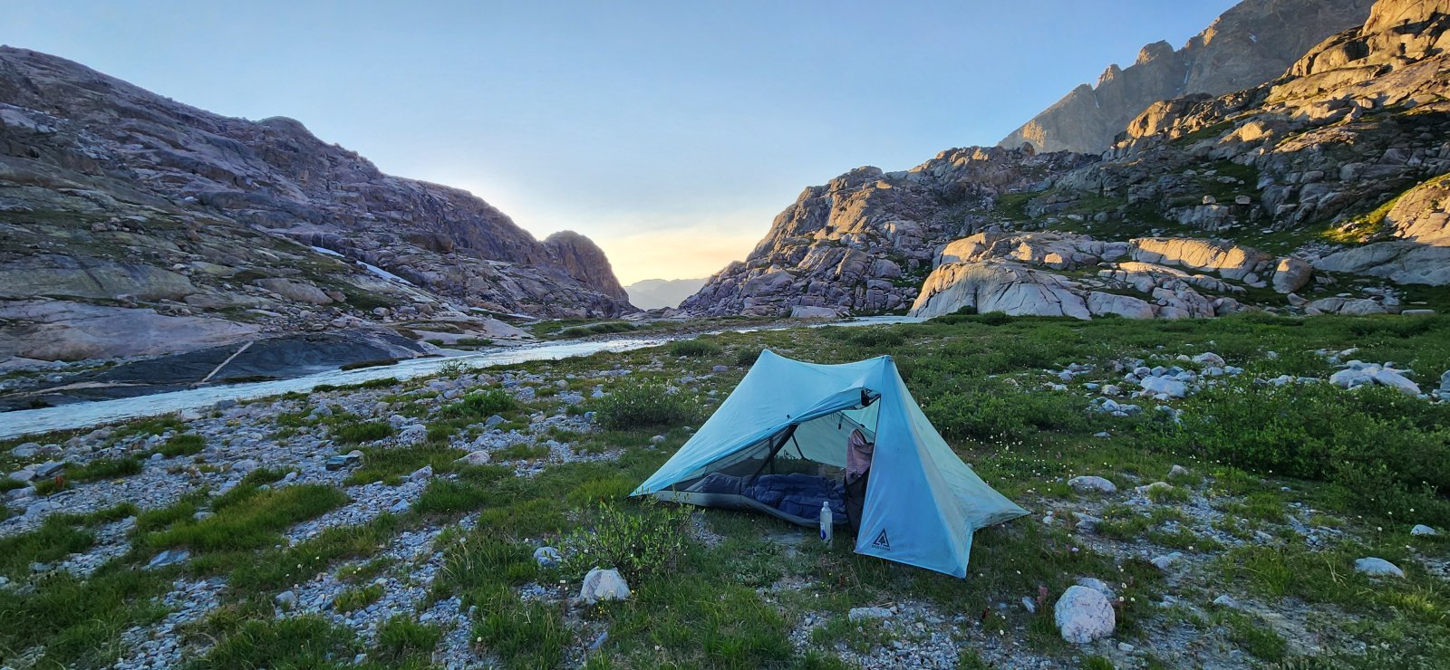 Another great camp. Smoke was a little more visible this evening - especially down the valley.