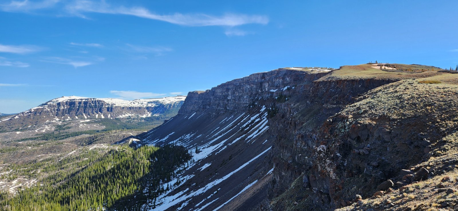 First look down the 'Wall'.
