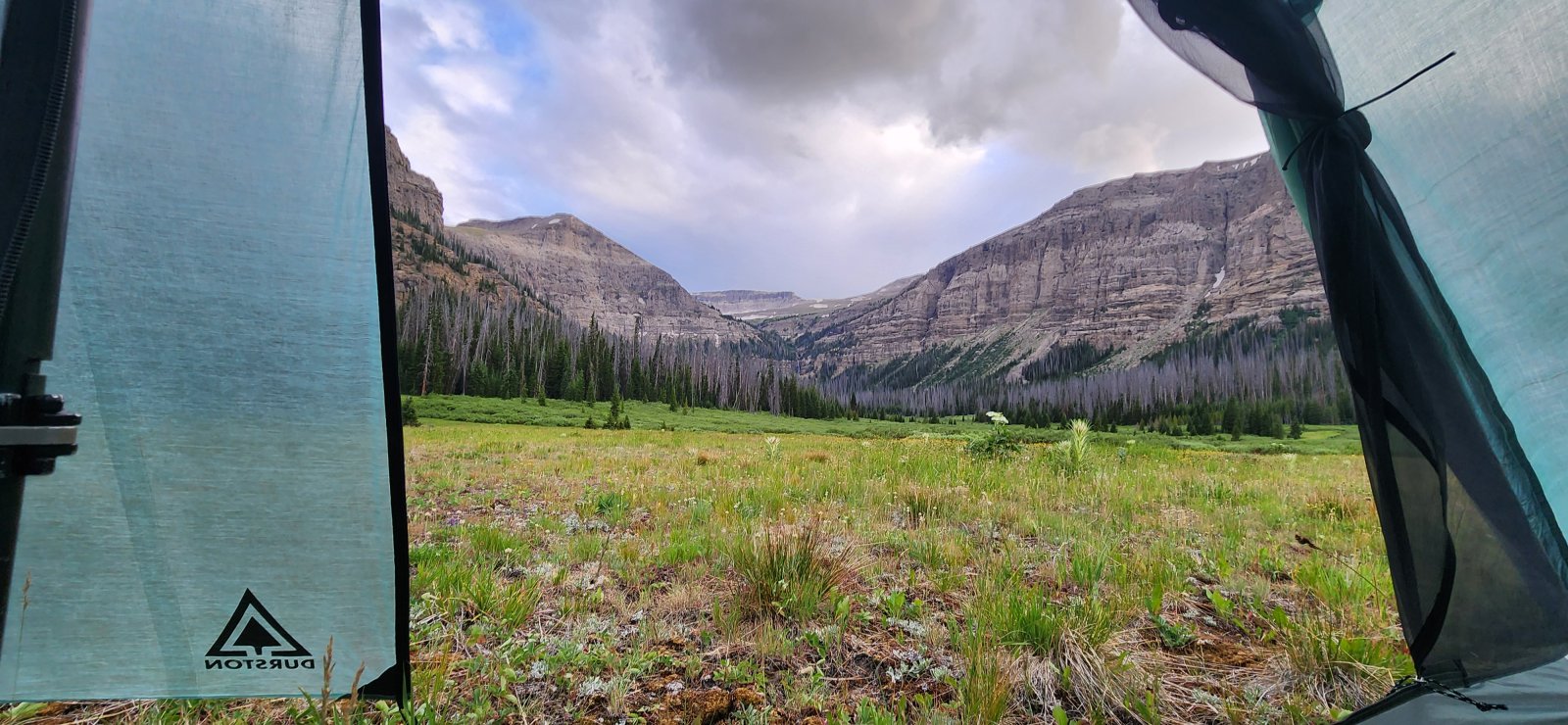 In between showers I found myself looking right at tomorrow's first objective.
