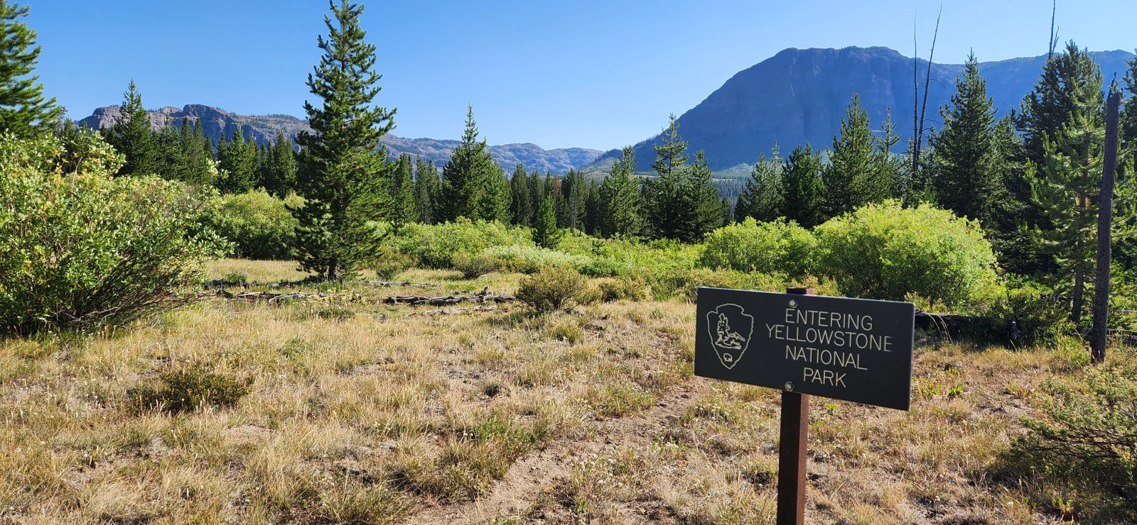 And entered the park proper shortly after.