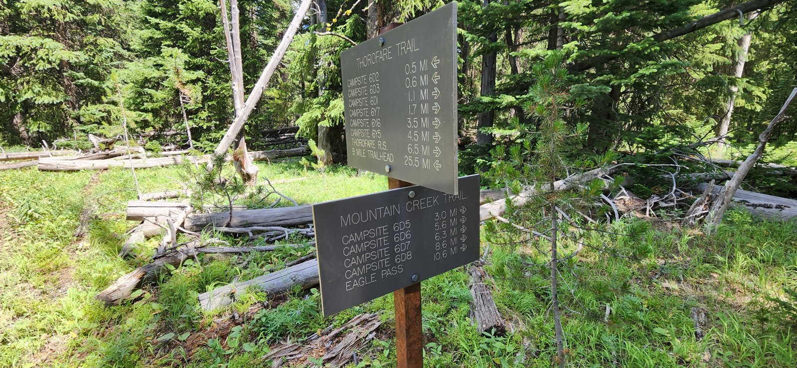 Today I'd be heading up Mountain Creek. I actually had a reservation for
 6D5, but I could already tell I'd be getting there too early.