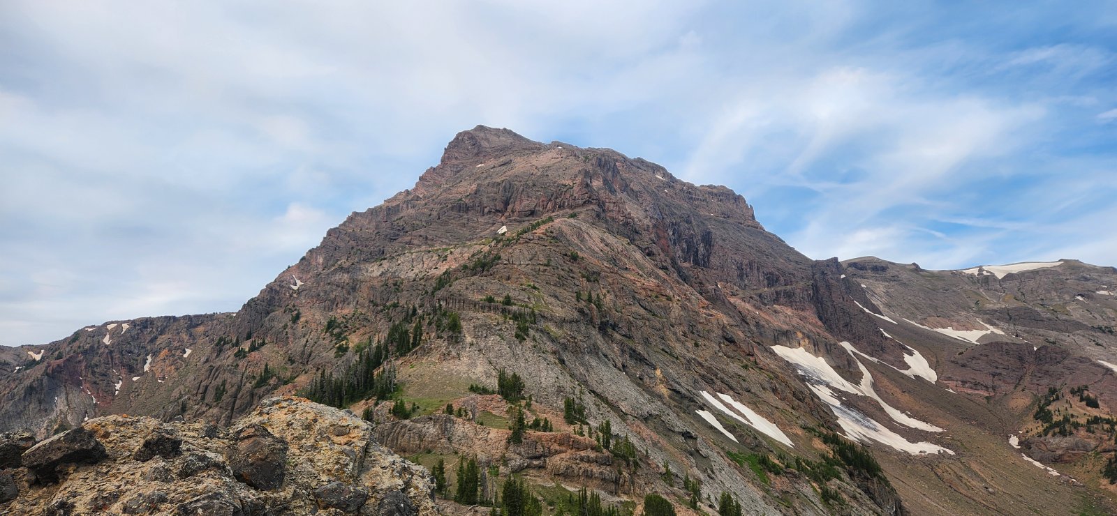 Eagle Peak looking quite impressive this morning.