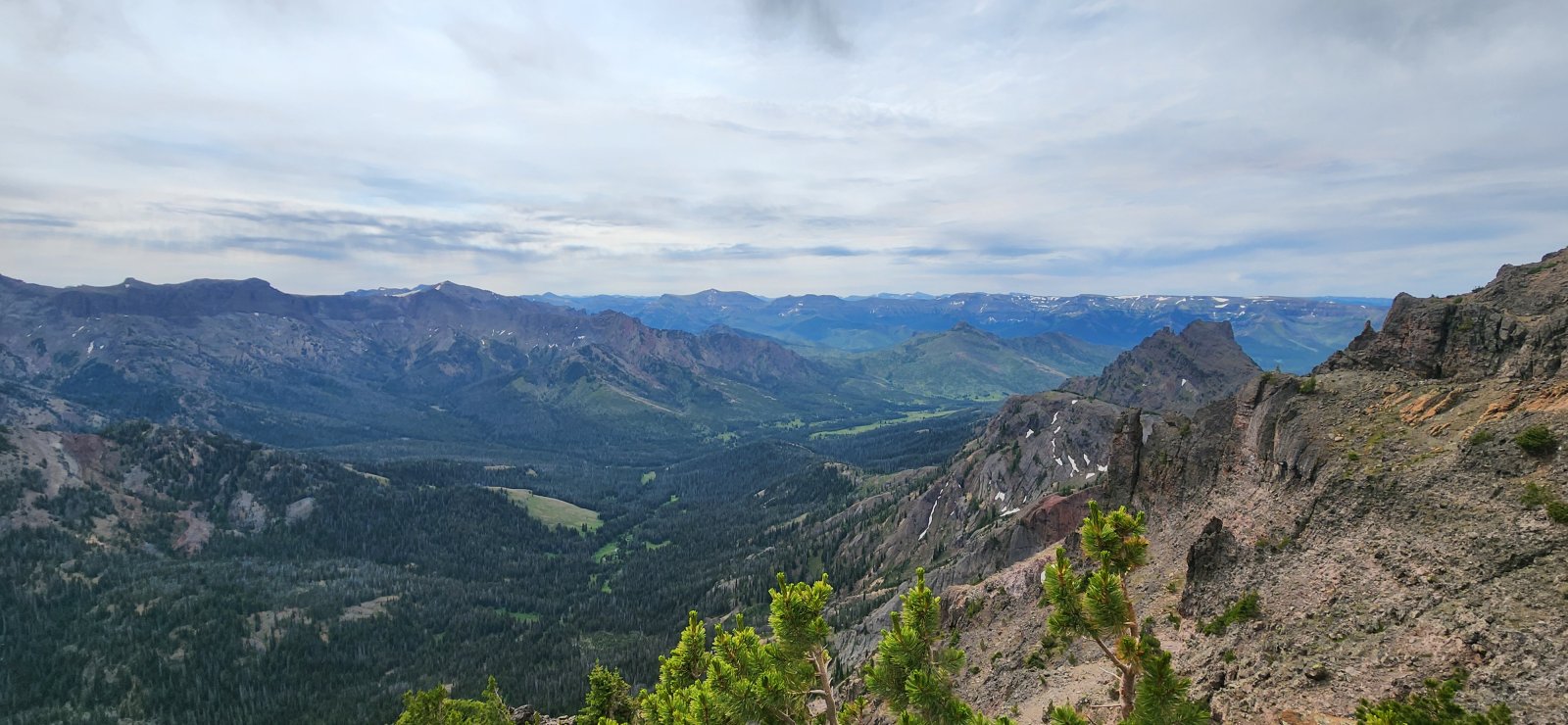 On top of the lava tube! Just a little easy Class 3 and a simple ridge walk to go.