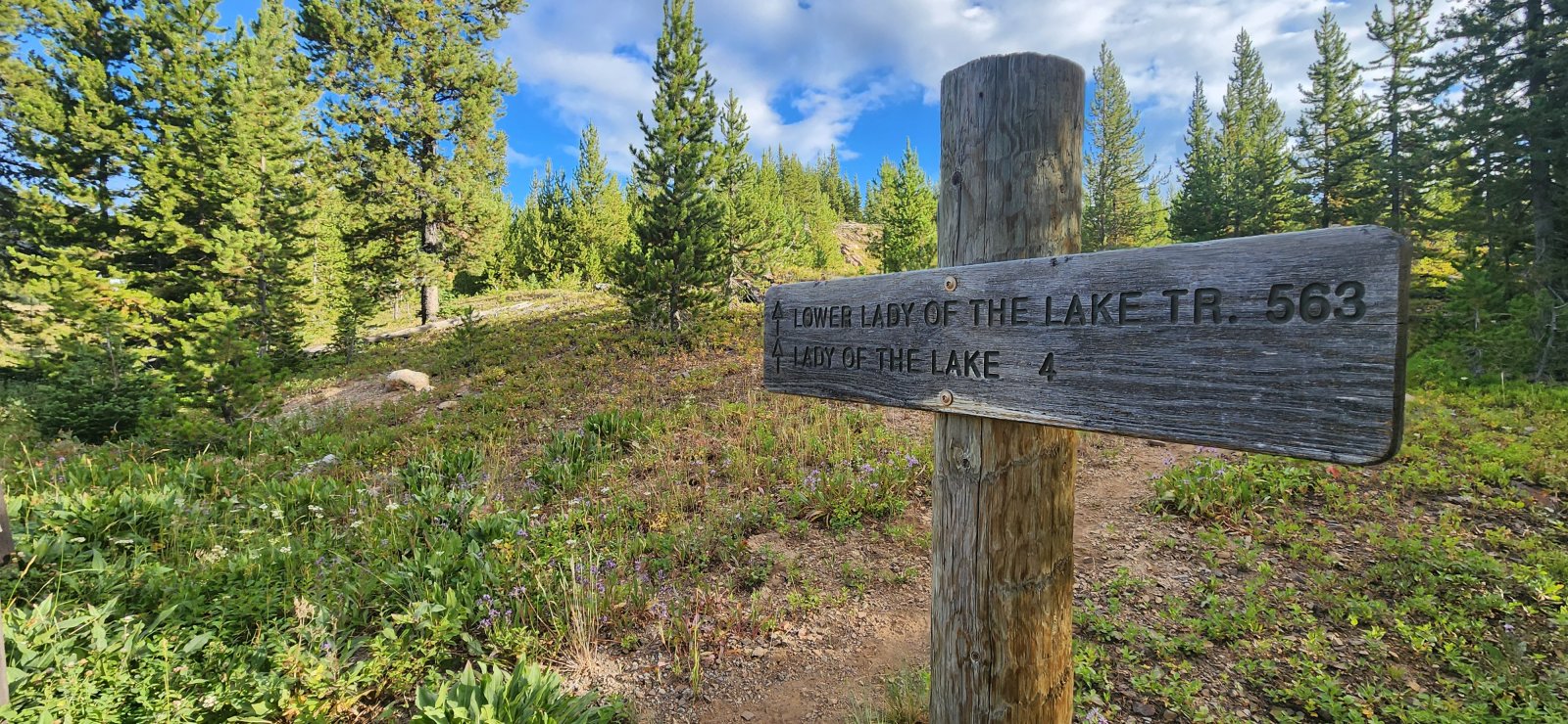 We met at the Lower Lady of the Lake trailhead where we left @RyanP's car and drove my truck up to Beartooth Pass.