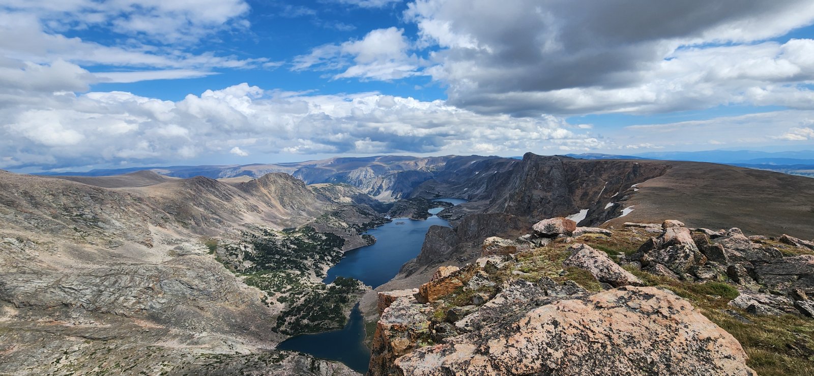 Another angle on Glacier Lake, this time including Triangle Lake and Emerald Lake.