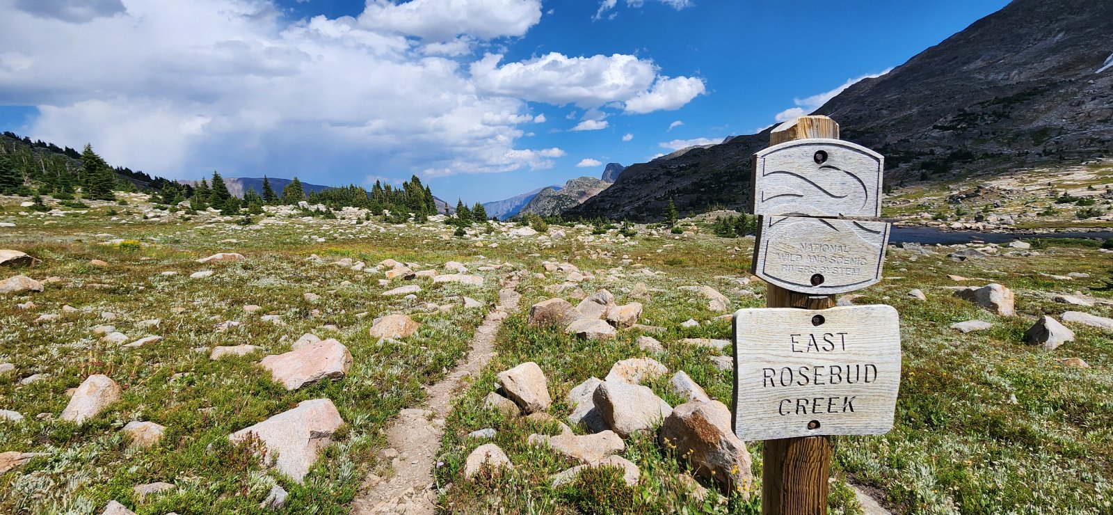 Took a walk on the 'Beaten Path' for about a mile.