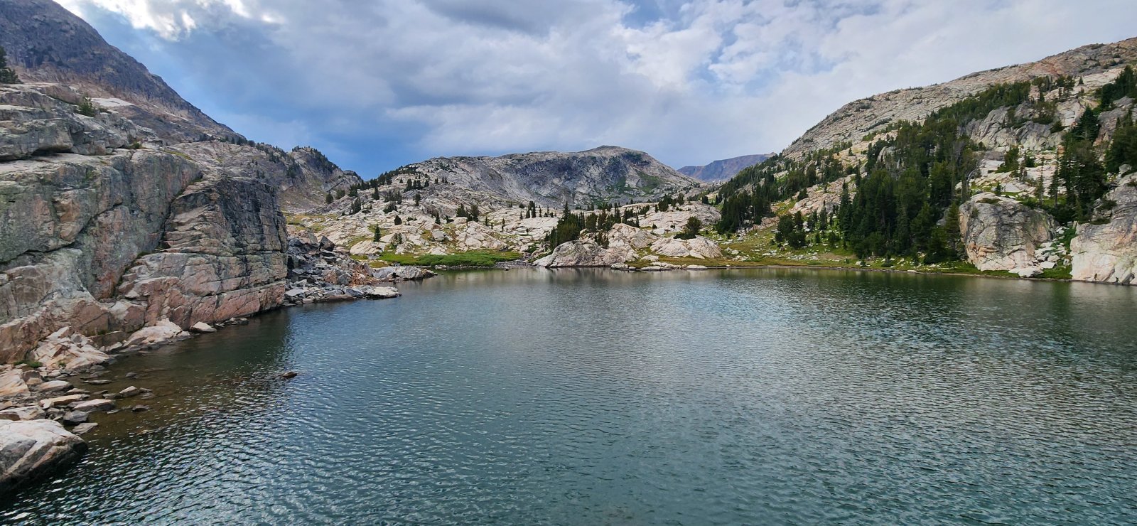Hung around at Oly Lake for a bit - considered camping there, but decided to head up to Cairn Lakes for the night.