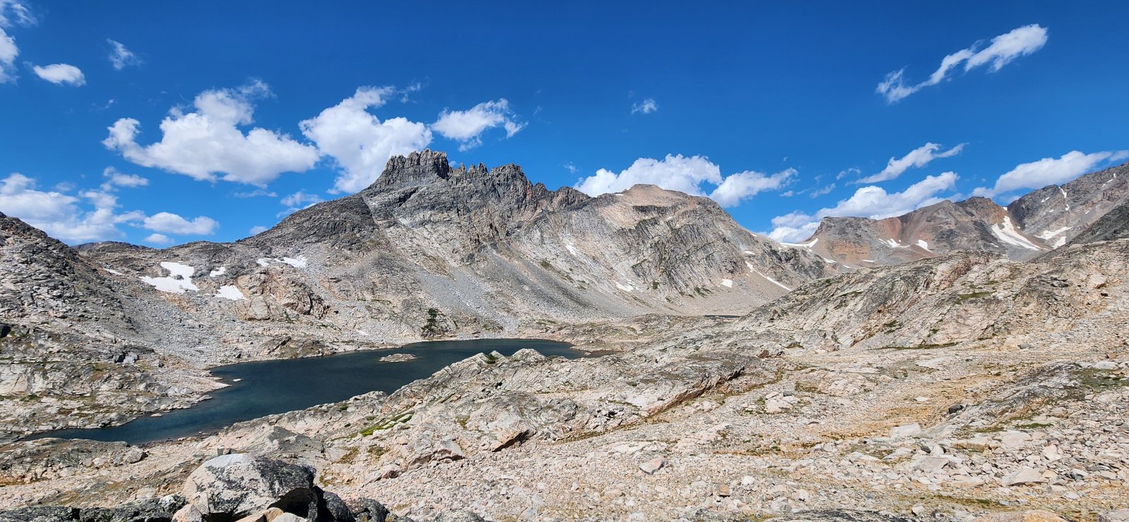 Entering the Sky Top Lakes basin.
