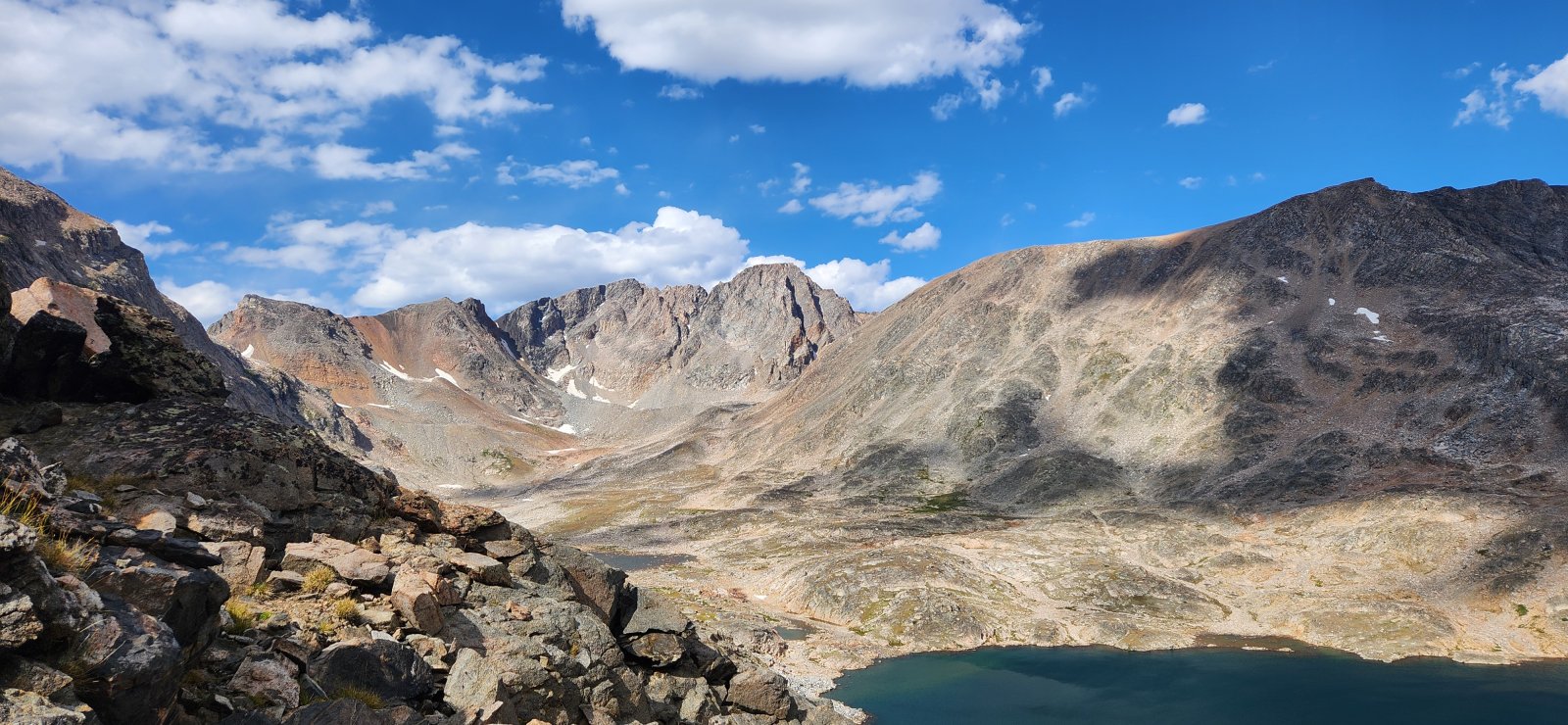 One last good look at Granite Peak before heading down to Upper Aero Lake.