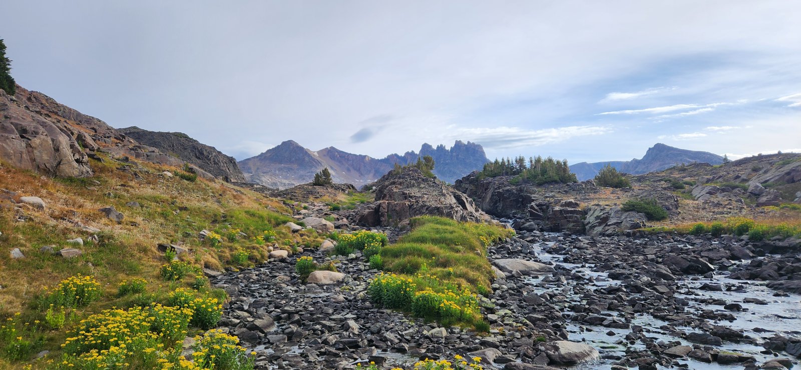 One last look back at the Spires.