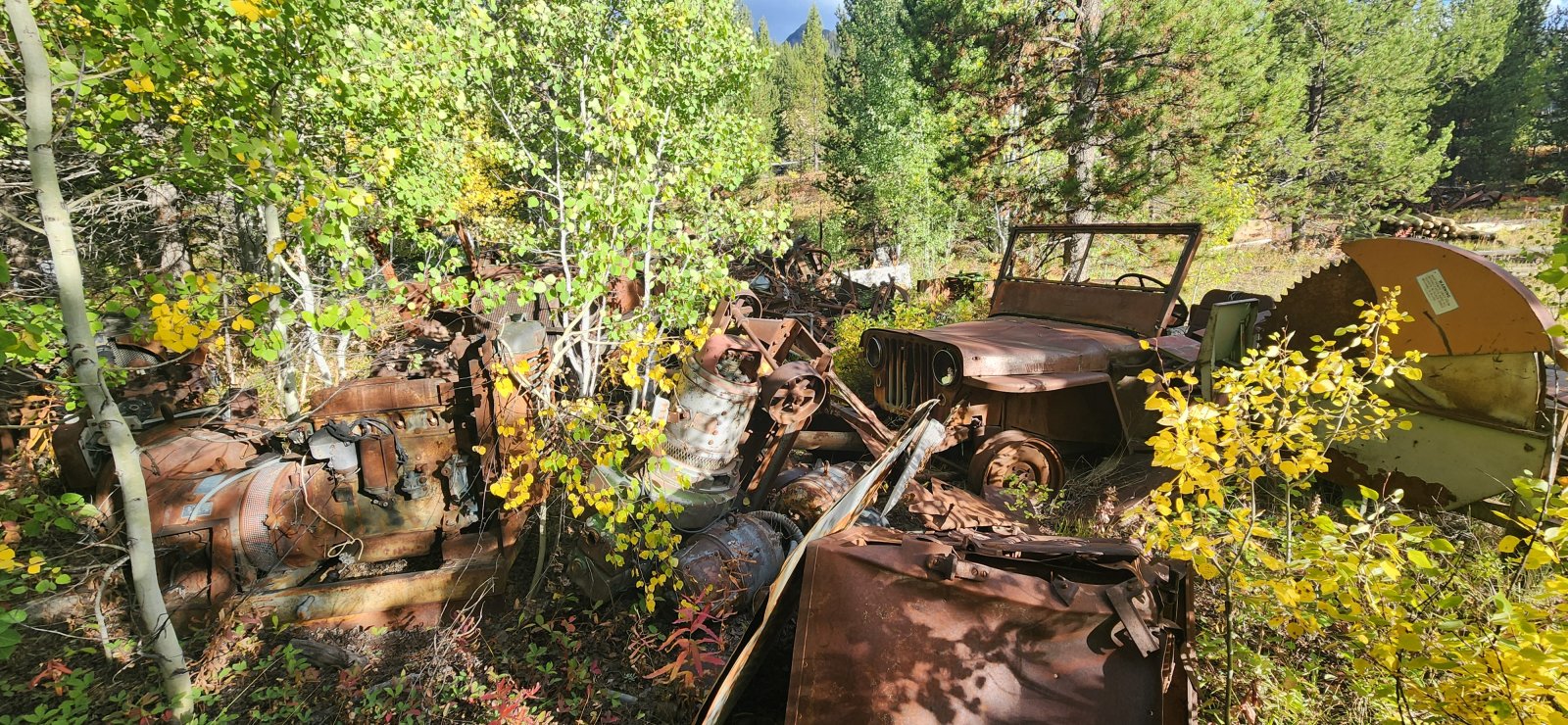 But I will begrudgingly admit that some of the old vehicles and machinery were kinda cool.