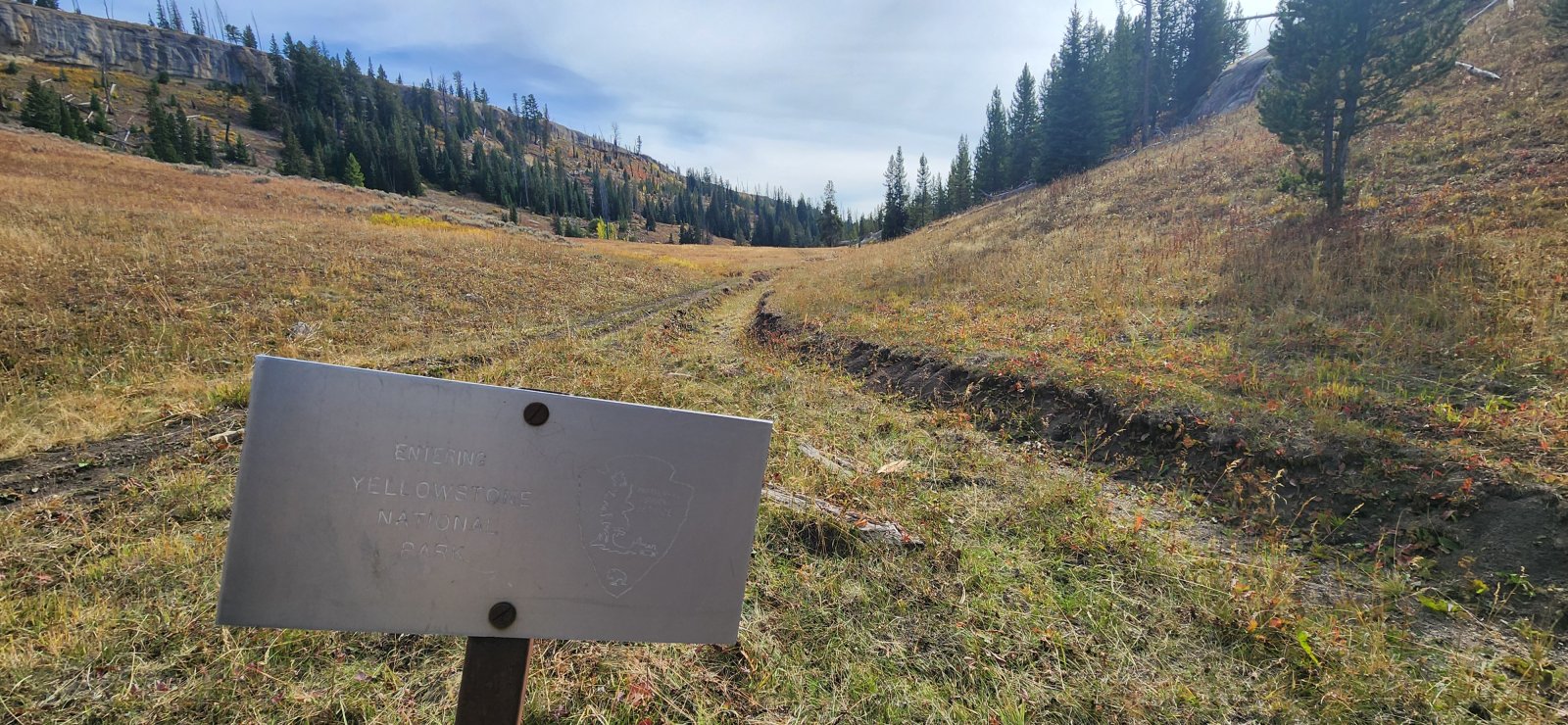 And back into the park!