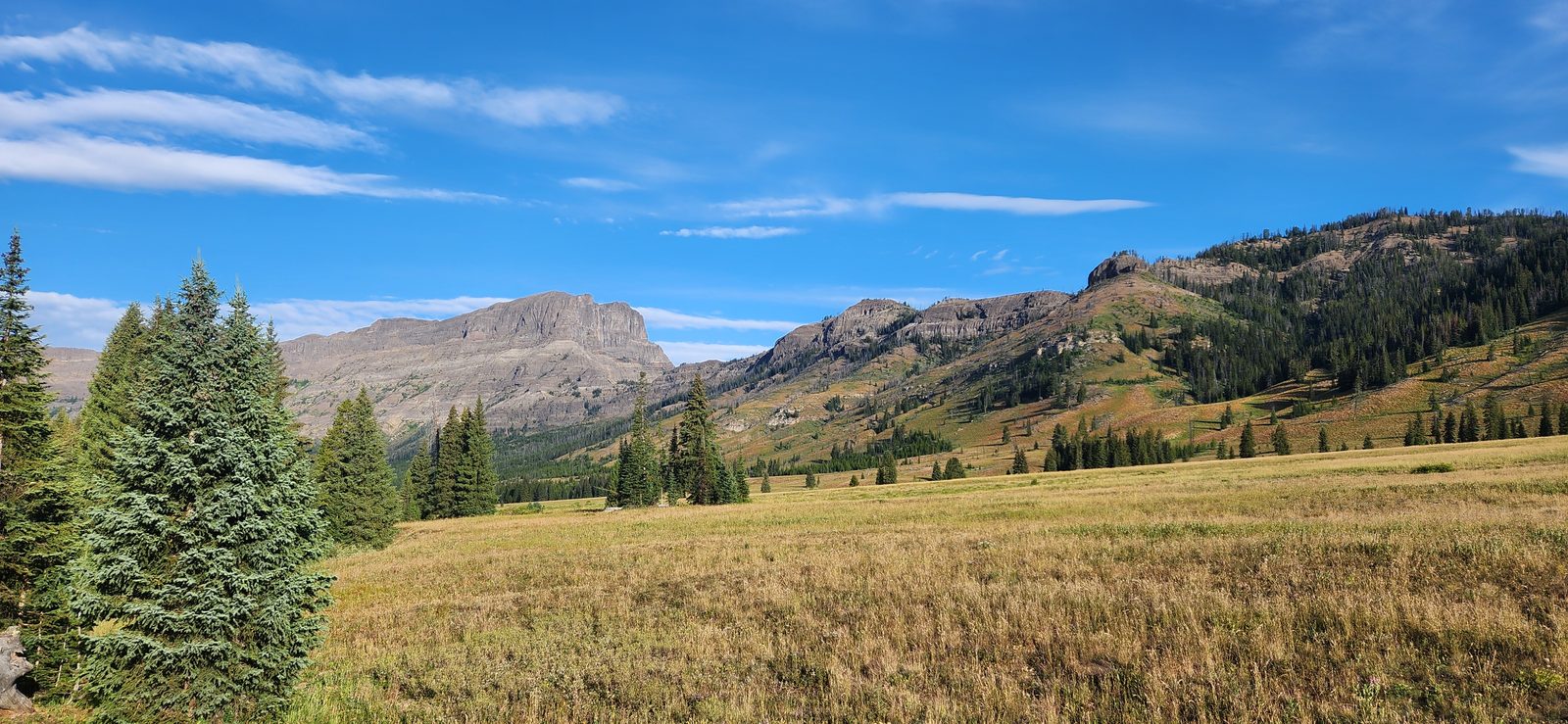 I thought Cutoff Mountain looked pretty impressive all day - even as we moved away from it. Not too far on the other side is Frenchy's Meadow, which I would visit a month later. I bet it would be a pretty fun climb up and over the pass just below.