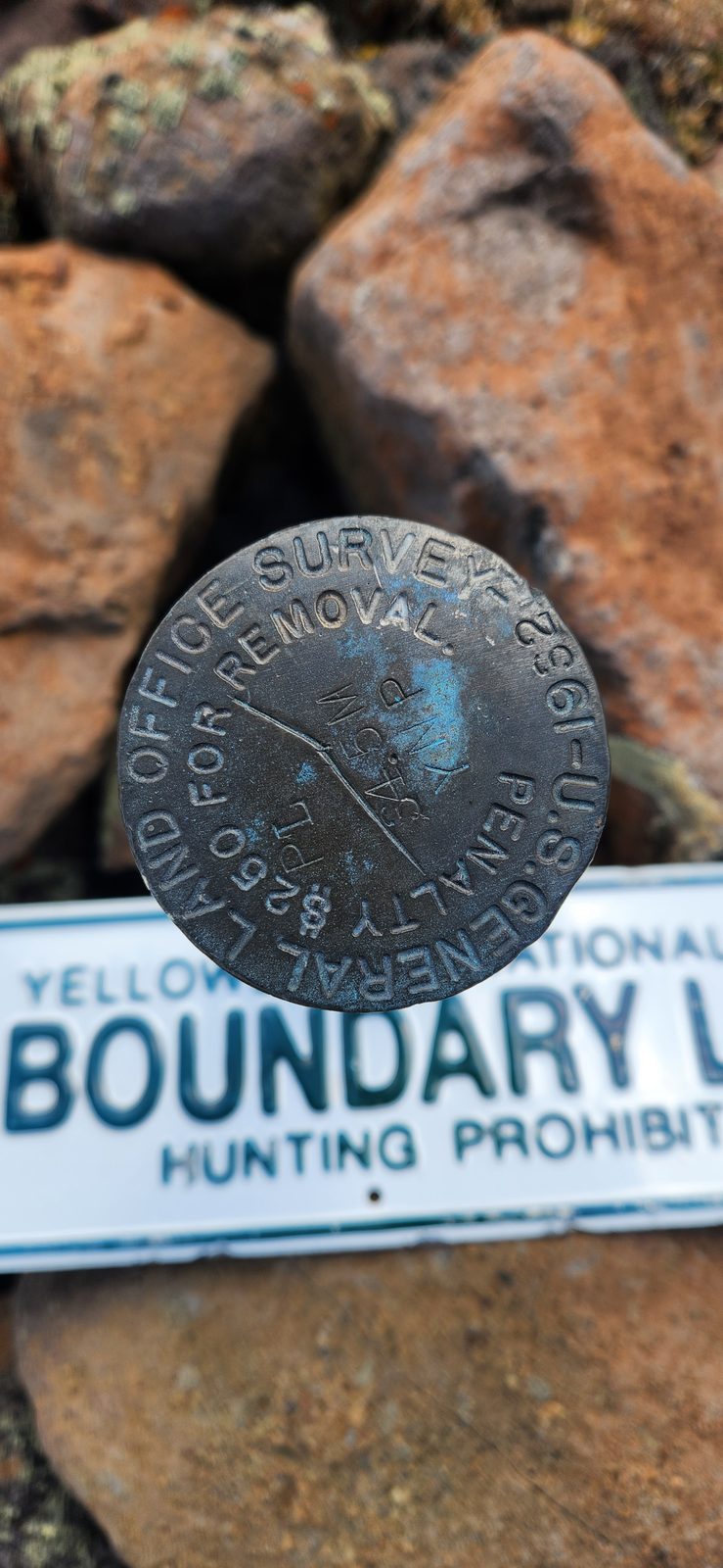 I'm a sucker for a good survey marker.