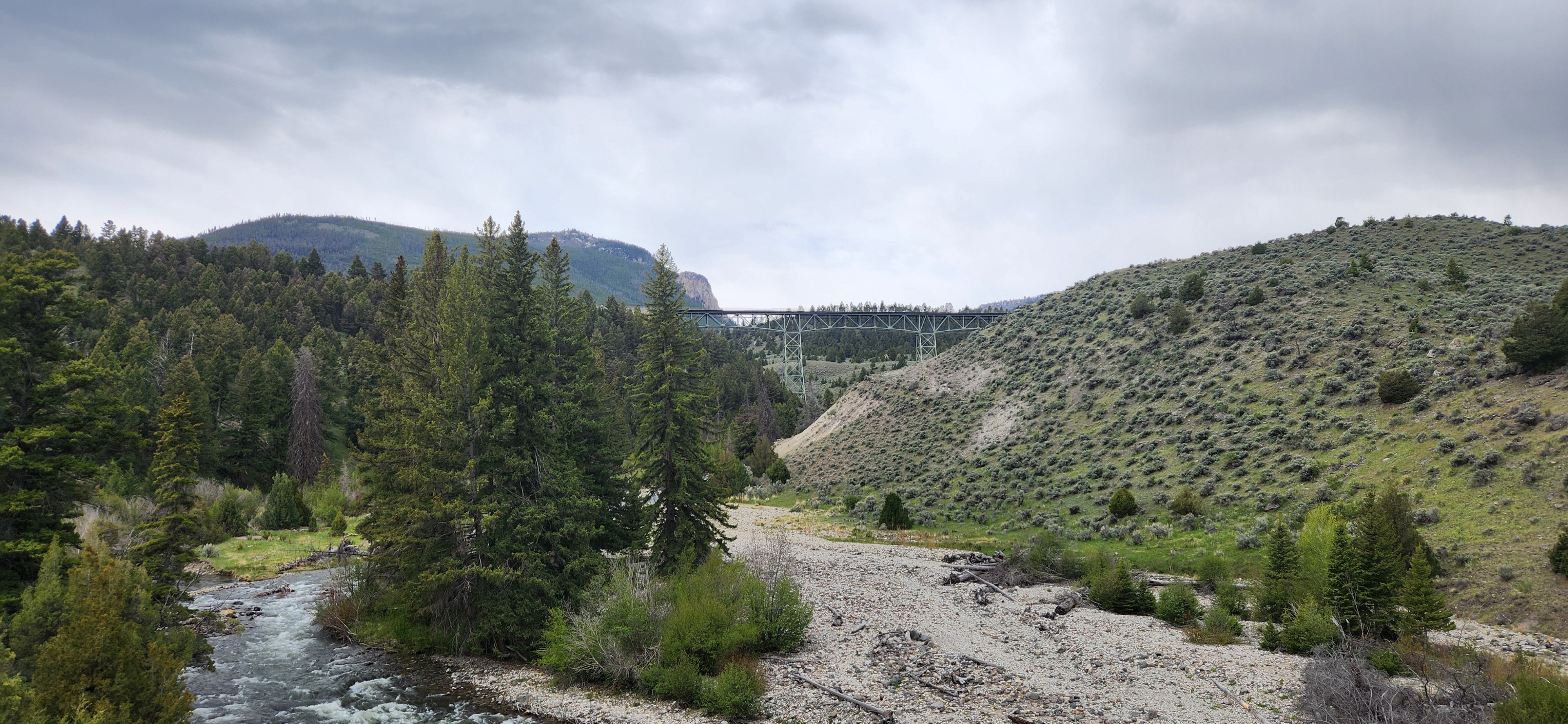 Gardner River Bridge.