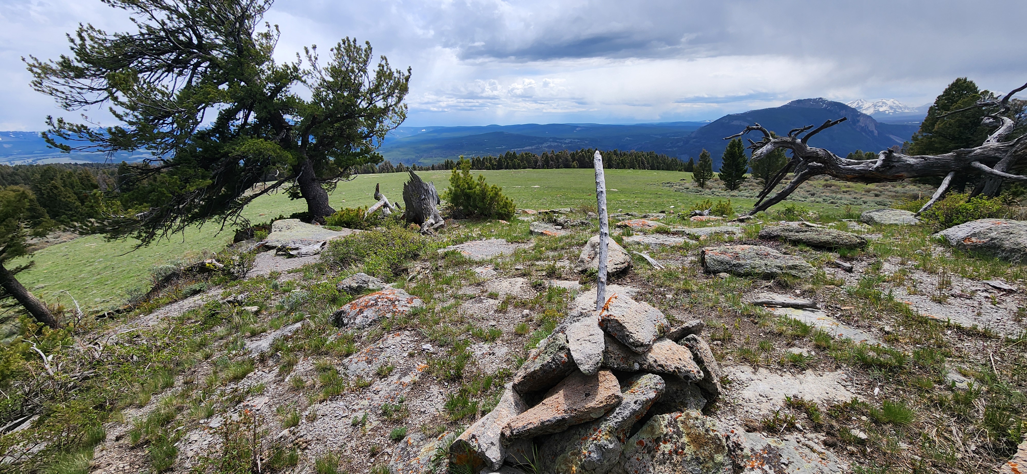 Sad little summit marker.