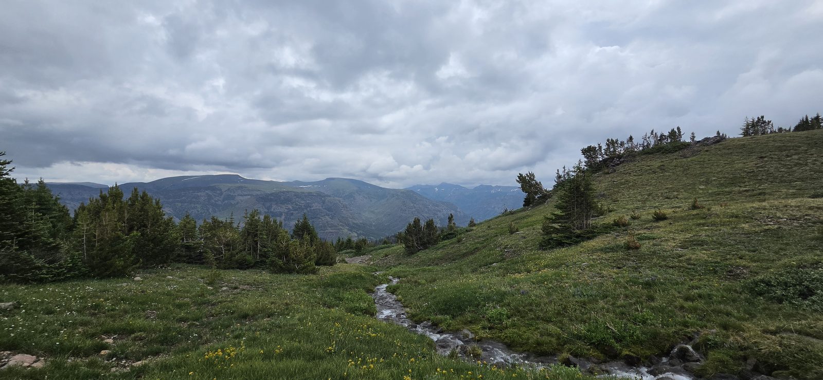 The early portion of the descent was great...