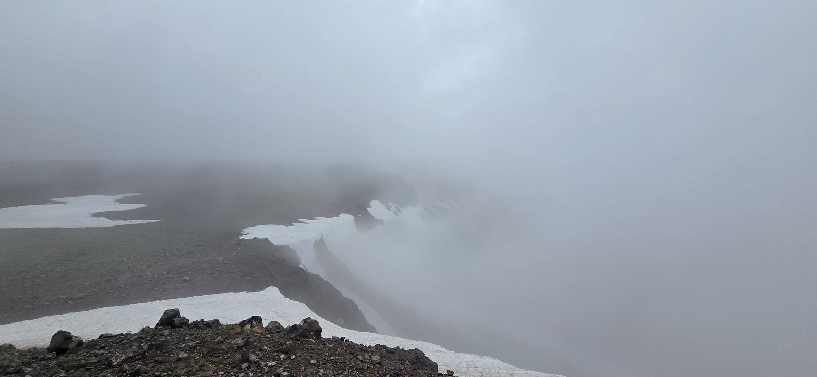 Near the summit.