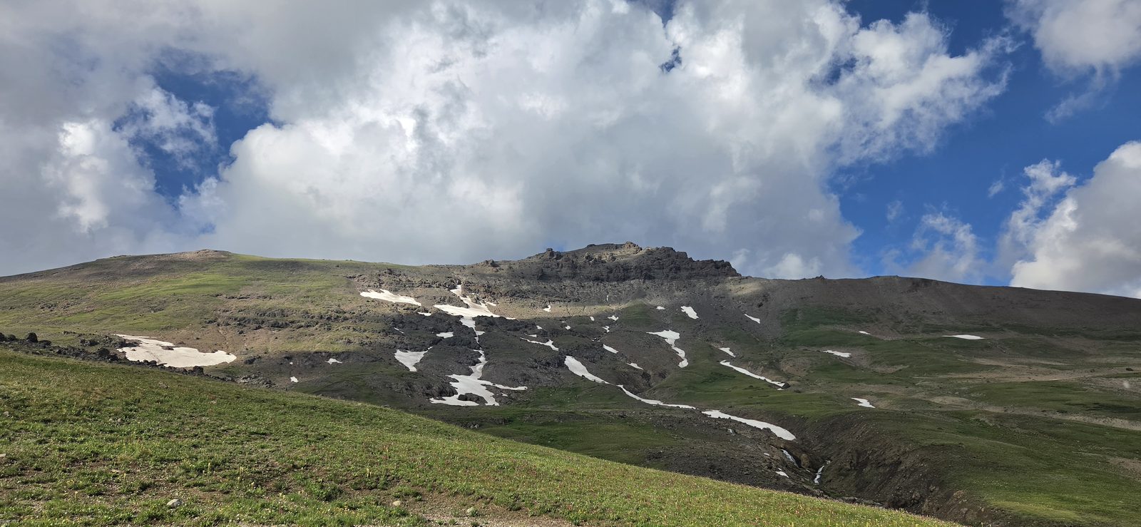 Crossing below Thorofare Mountain.