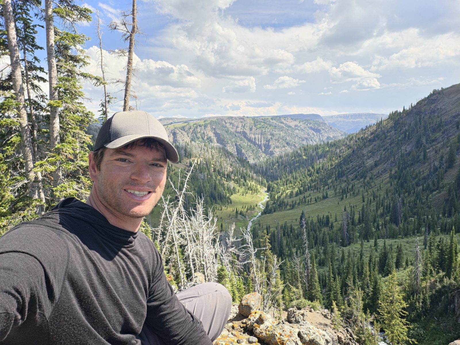 Yours truly enjoying the view.