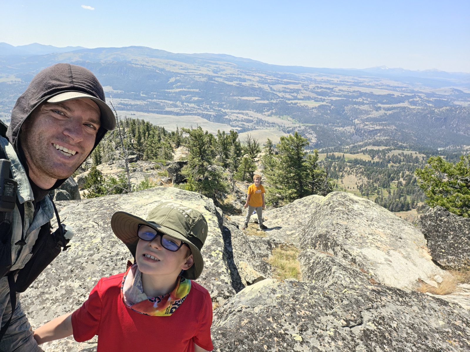 Summit selfie! Spooked a golden eagle right as we approached the summit - was pretty awesome to stand there and watch it soar for a while.
