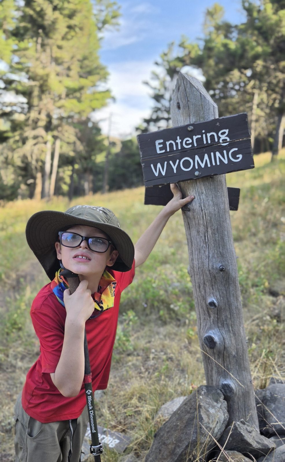 My youngest enjoyed telling everyone at camp that "we hiked to a different state."